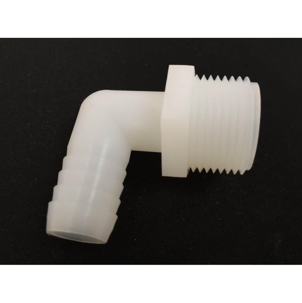 17100463 - Elbow 1/2 Barb X 1/4 Mip Nylon 1/Bg