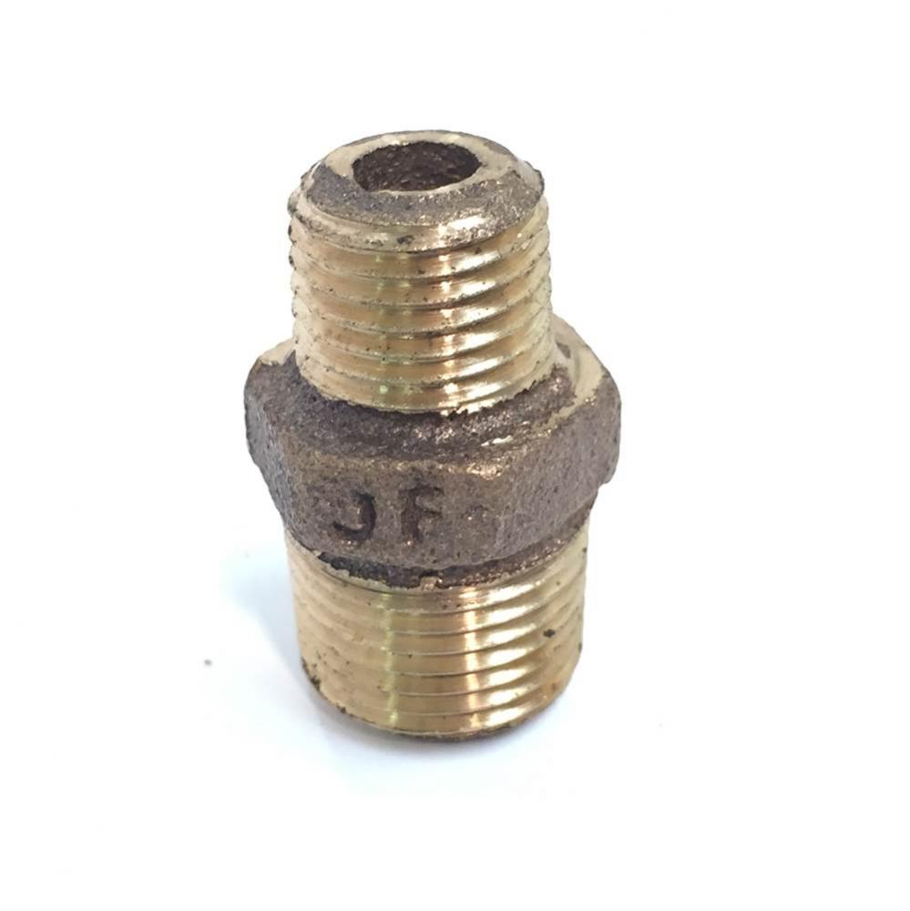 Hex Nipple Barstock 3/8 Mip X 1/4 Mip X 1-1/4 Length 1/Bg