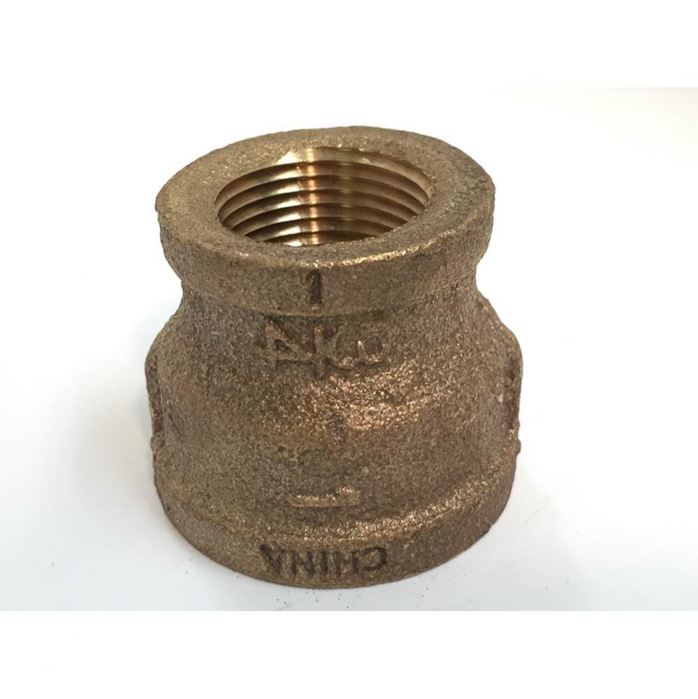 Coupling Cast Brass 1-1/4 Fip X 1 Fip Nl 1/Bg