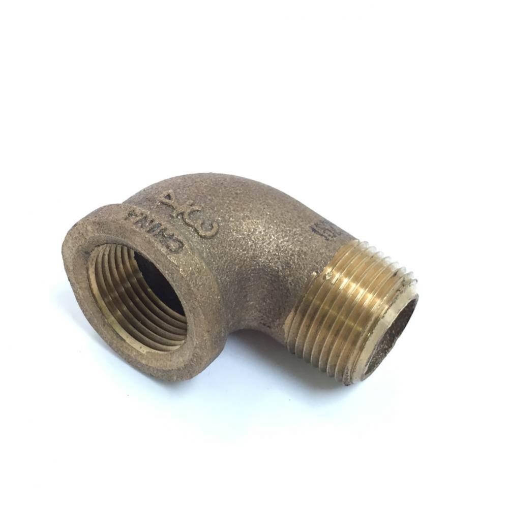 Street Elbow Brass 1/4 Mip X 1/4 Fip 1/Bg