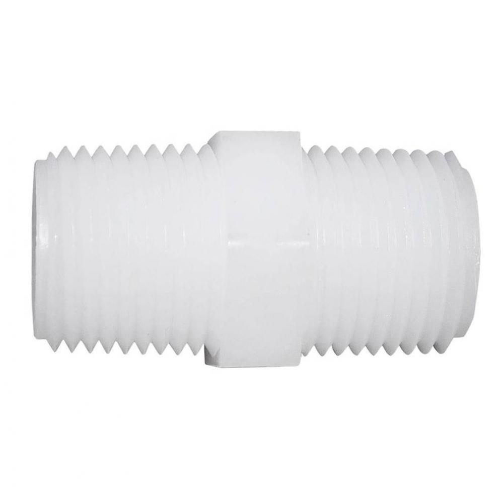 17101190 - Nipple Hex Nylon 1/2 Mip X 1/2 Mip 1/Bg