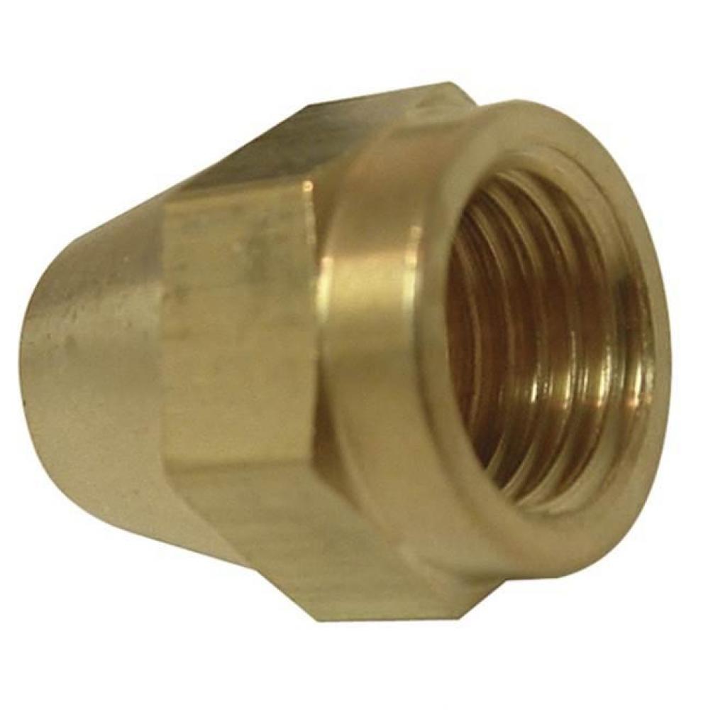 17000060 - Short Rod Nut 1/4 Od Flare Leaded 1/Bg