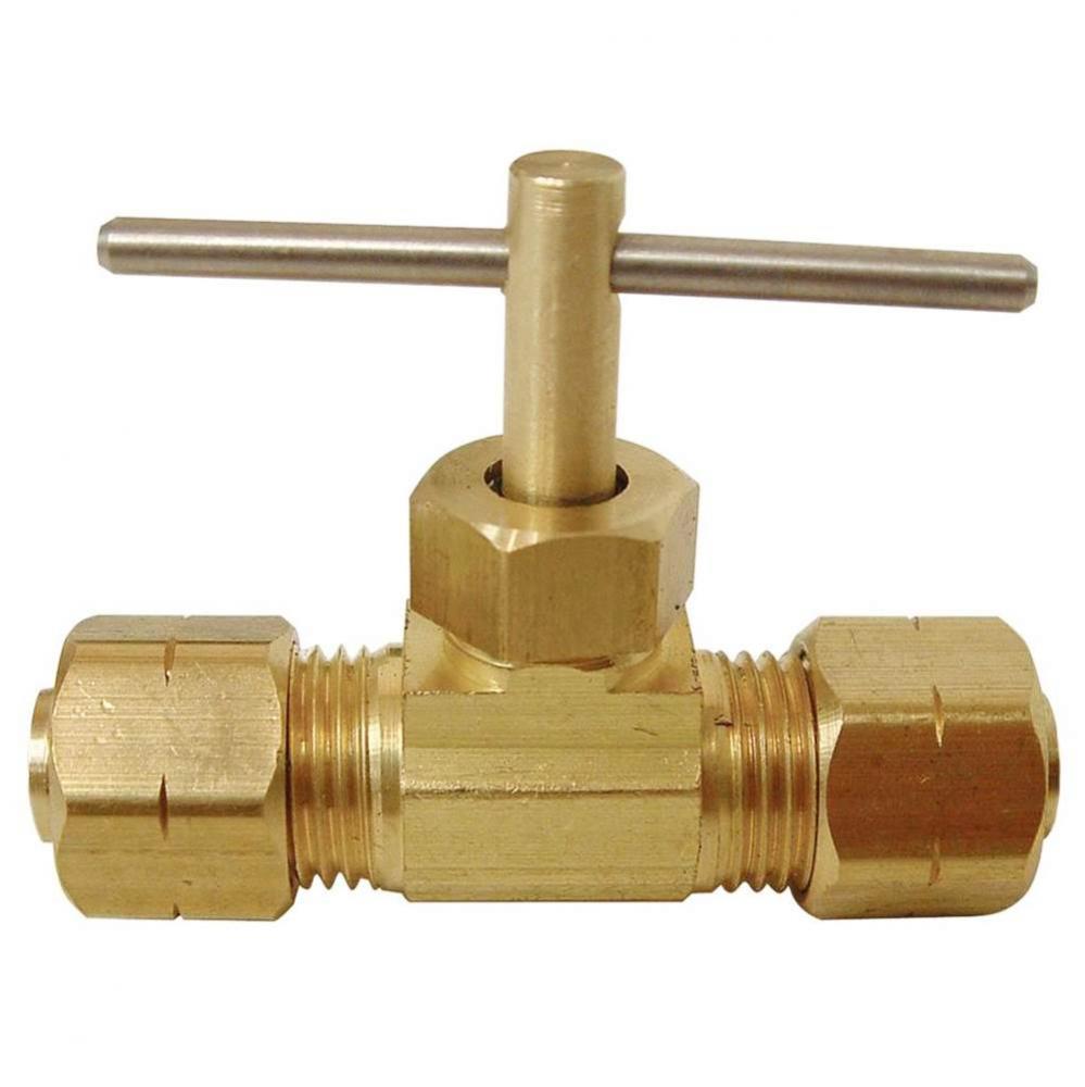 C17700106 - Needle Valve Straight 3/8 Od Ander-Lign Nl 1/Bg