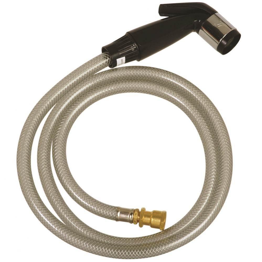 Complete Hose Spray W/ Univ Cplg Black