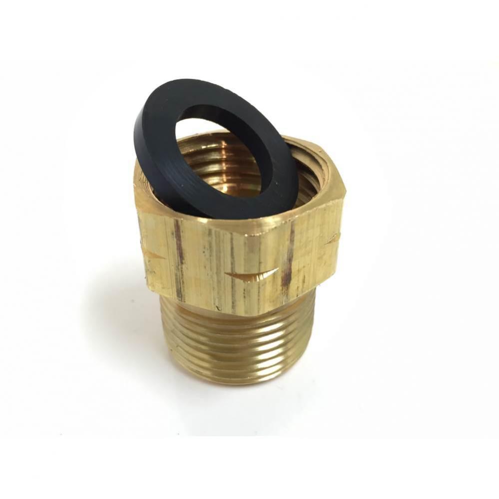 0122008 - Adapter Brass 3/4 Fht X 3/4 Mip 1/Bg