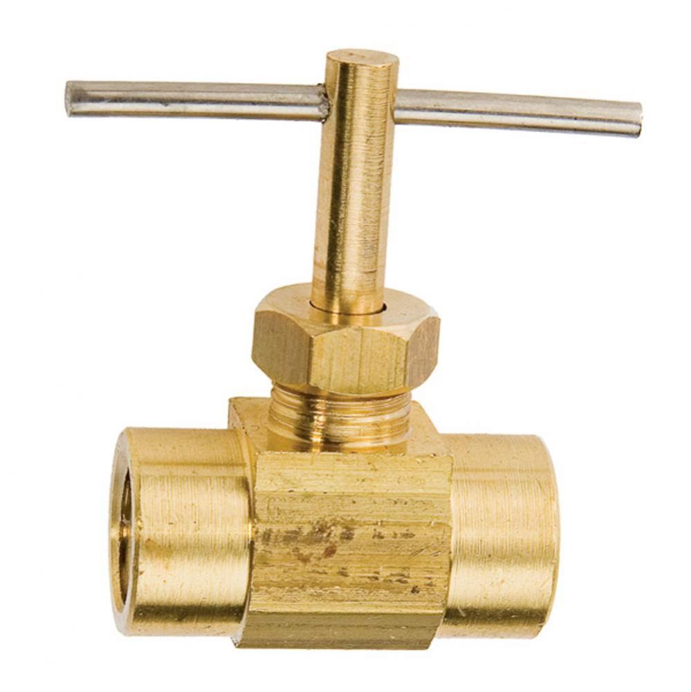 0121955 - NEEDLE VALVE STRAIGHT 1/8 FIP X 1/8 FIP