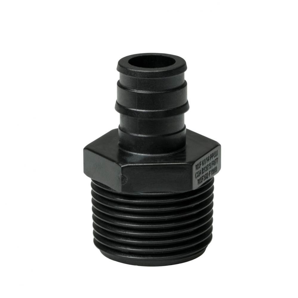 1/2 F1960 X 3/4 MALE NPT ADAPTER POLY 2/BG