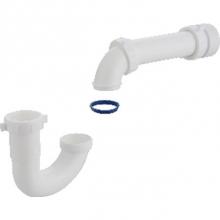 Sioux Chief 230-0706201 - 1-1/2 Reversible P-Trap White W/Pvc Trap Adapter And Soft Wshr 1/Bg