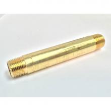 Sioux Chief 934-02601 - 0122242 - PIPE NIPPLE YELLOW BRASS 1/8 X 6 1/BG