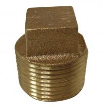 Sioux Chief 931-505001 - Square Plug Cast Brass 1-1/4 Mip Nl 1/Bg