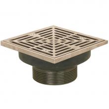 Sioux Chief 842-4ILNQ - ADJ FLOOR DRAIN 4 CI 6NB R&S SQ L/A