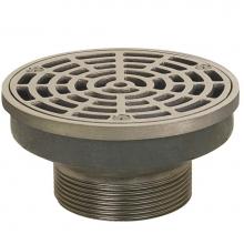 Sioux Chief 842-2ILNR - ADJ FLOOR DRAIN 2 DI 4NB R&S RND L/A