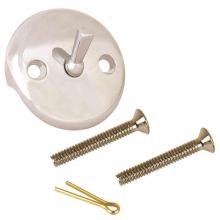 Sioux Chief 974-60100 - Trip Lever Faceplate W/Screws Zinc Chrome 1/Bg