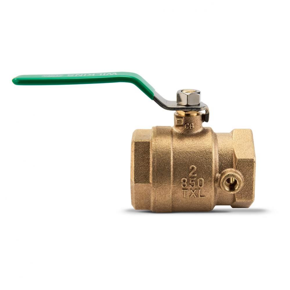 1-1/2&apos;&apos; 850Xl Full Port Bronze Ball Valve, Tapped