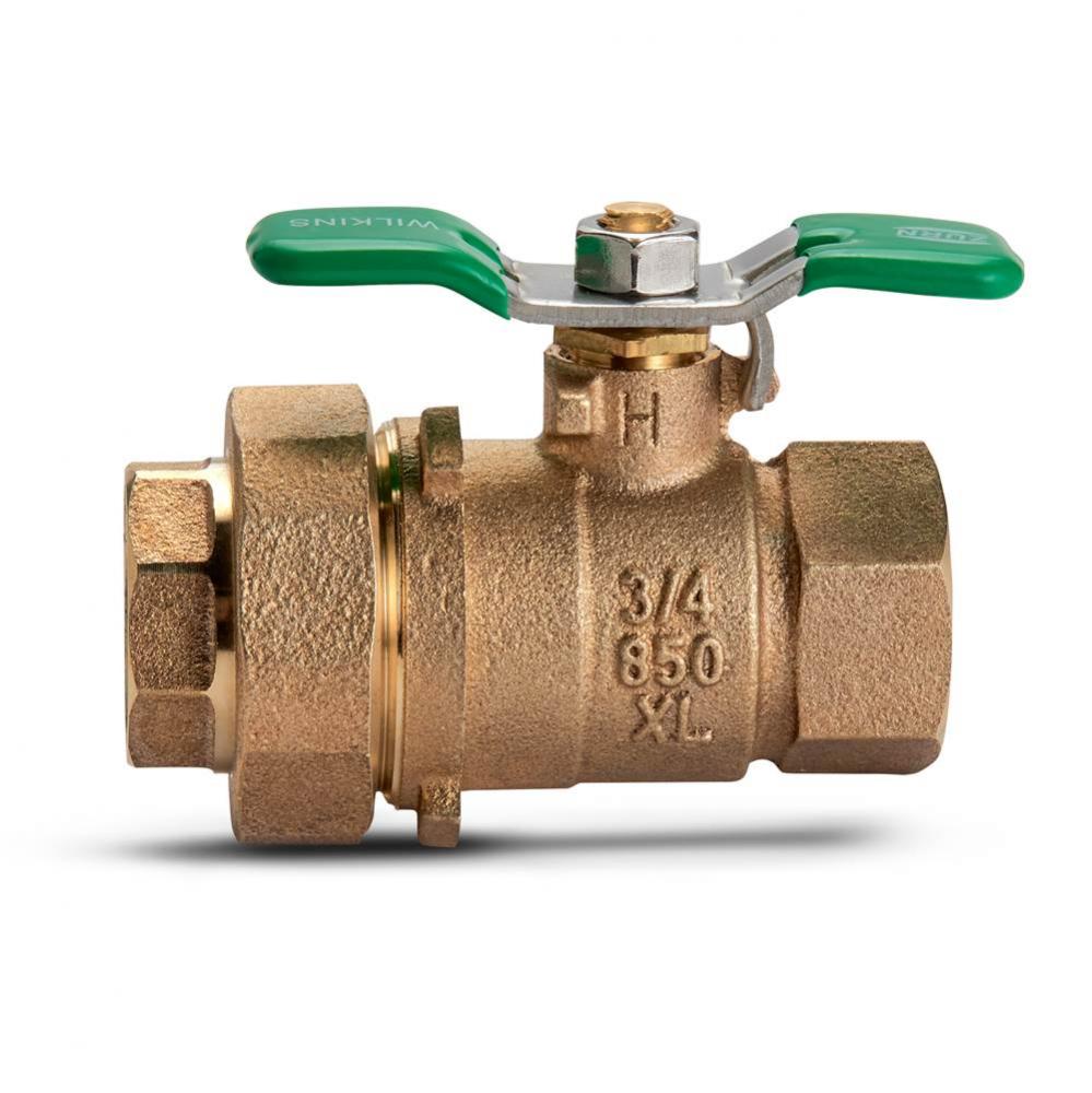 3/4&apos;&apos; 850Xl Full Port Bronze Ball Valve With Single Union Body