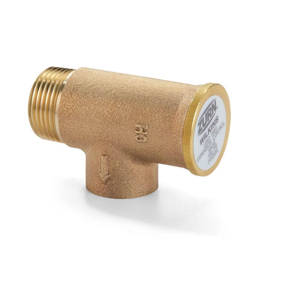 3/4&apos;&apos; P1550XL Pressure Relief Valve preset at 125 psi, and male NPT inlet and female NPT