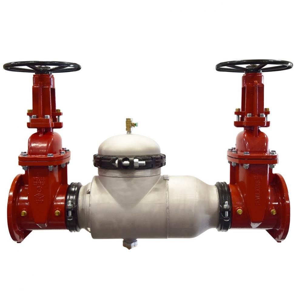 10&apos;&apos; 350Ast Double Check Backflow Preventer With OsAndY Gate Vlvs