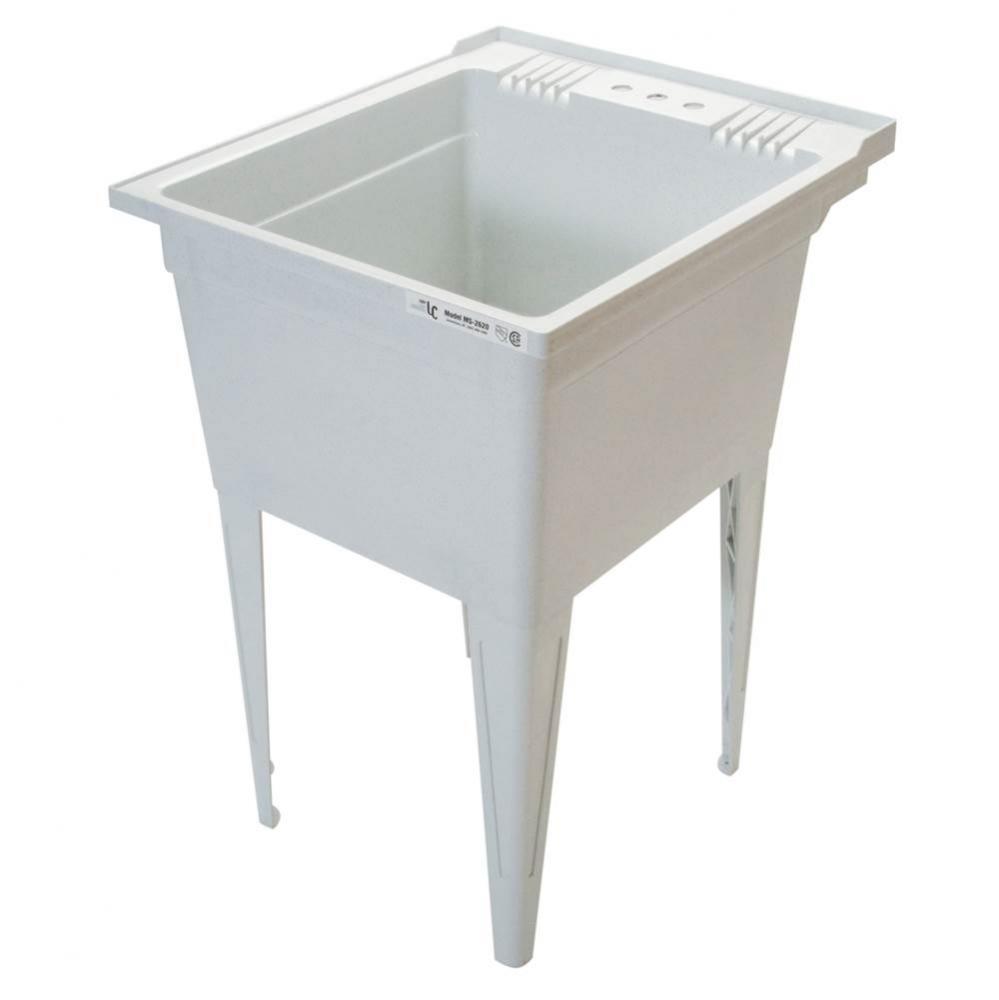 MS2620 Multipurpose Sink, with Coated Steel Legs