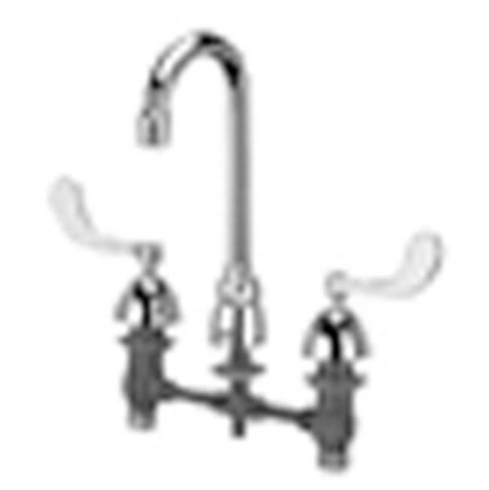 AquaSpec&#xae; Widespread Gooseneck Faucet, 3 &#xbd;&apos;&apos; Spout, 2.2 gpm Pressure-Compensat