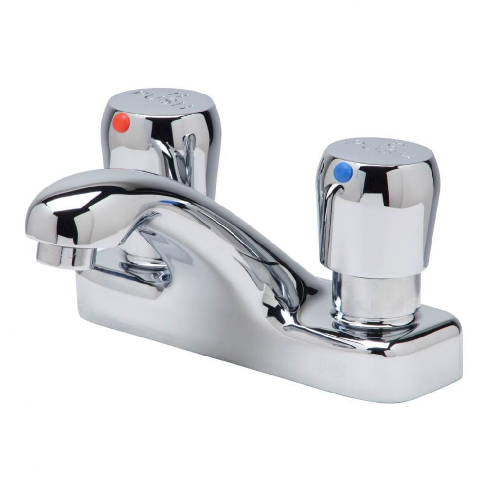 AquaSpec&#xae; Metering Faucet, Deck Mount, 0.5 gpm Vandal-Resistant Pressure-Compensating Spray,