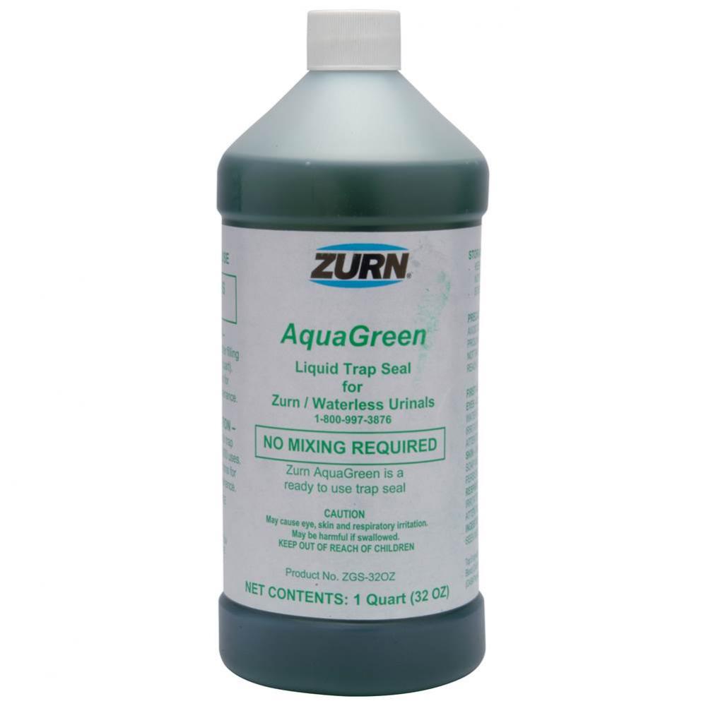 32OZ BOTTLE W/AQUAGREEN LIQUID F/TRAP SEAL