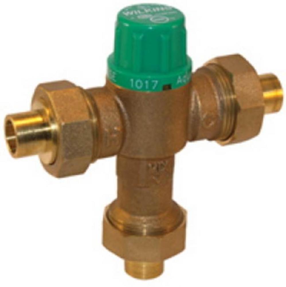 Thermostatic Mixing Valve, Lead-Free, FNPT, ASSE1017