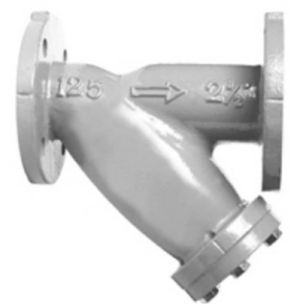 Strainer, Flanged x Flanged, FDA Approved Epoxy Coated Int/Ext, Domestic