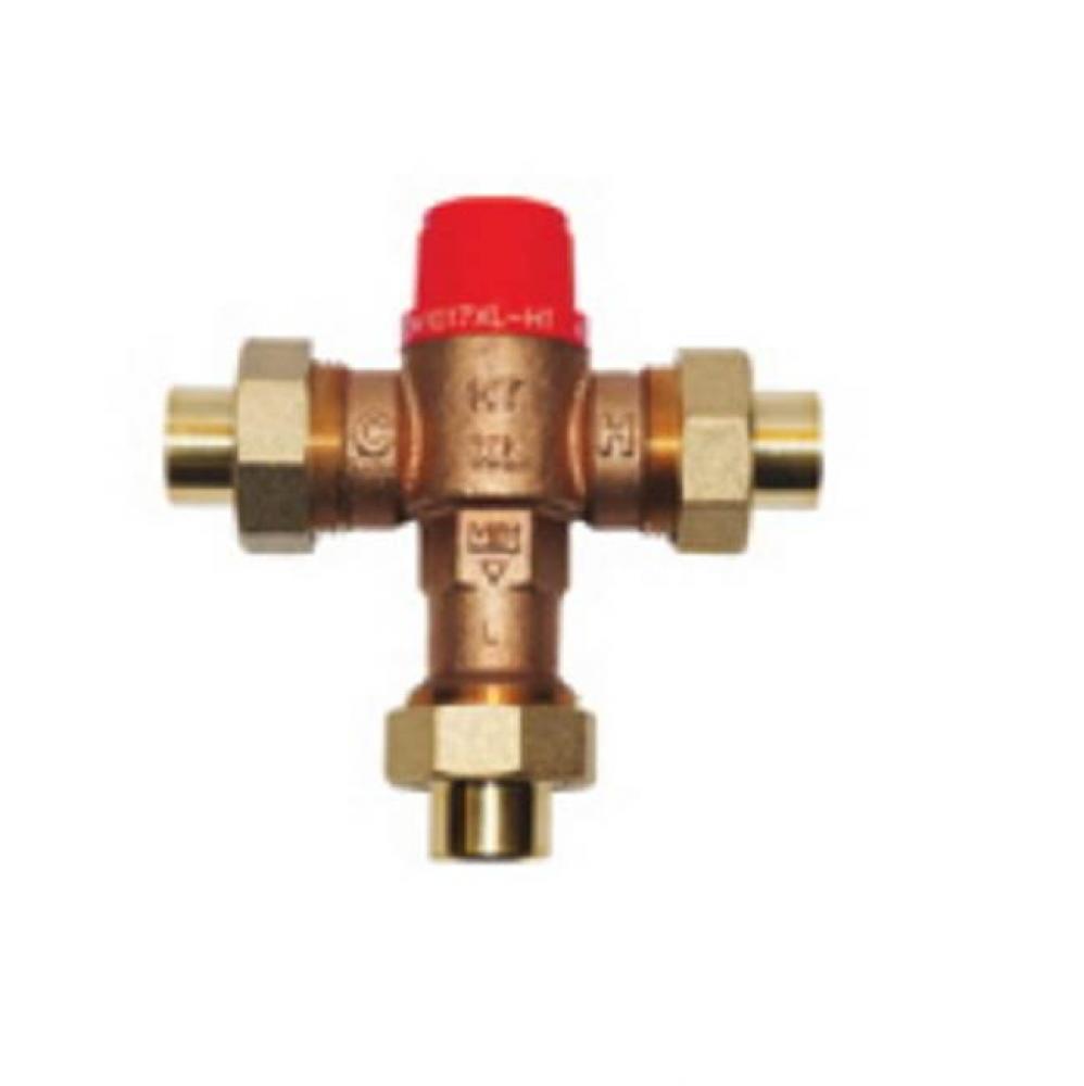 Thermostatic Mixing Valve, Lead-Free, MNPT, ASSE1017