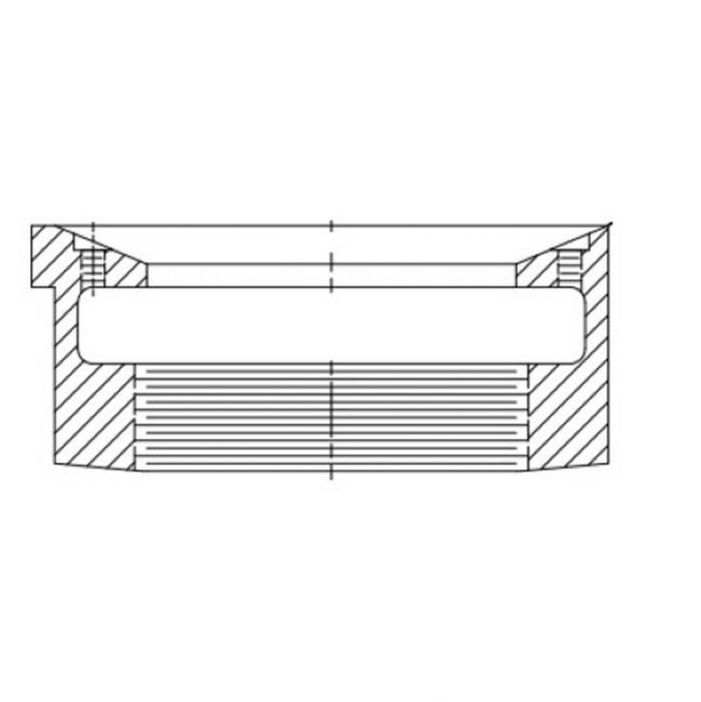 (K) Z180 Cast Iron 2&apos;&apos; Long Body w/3&apos;&apos; Threaded Outlet P.N. 212320021