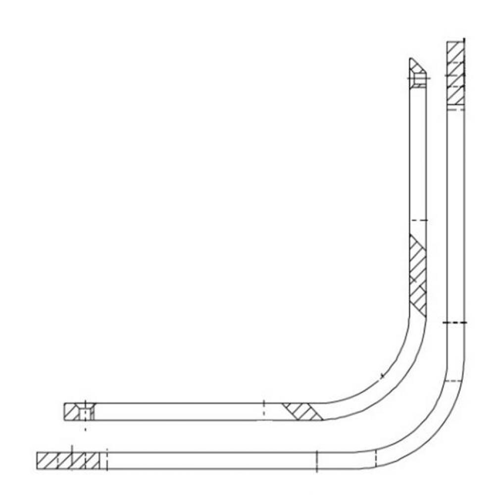 Z187 Alum CC f/ 2&apos;&apos;, 3&apos;&apos; or 4&apos;&apos; Outlets (2 Required for pair) P.N.03