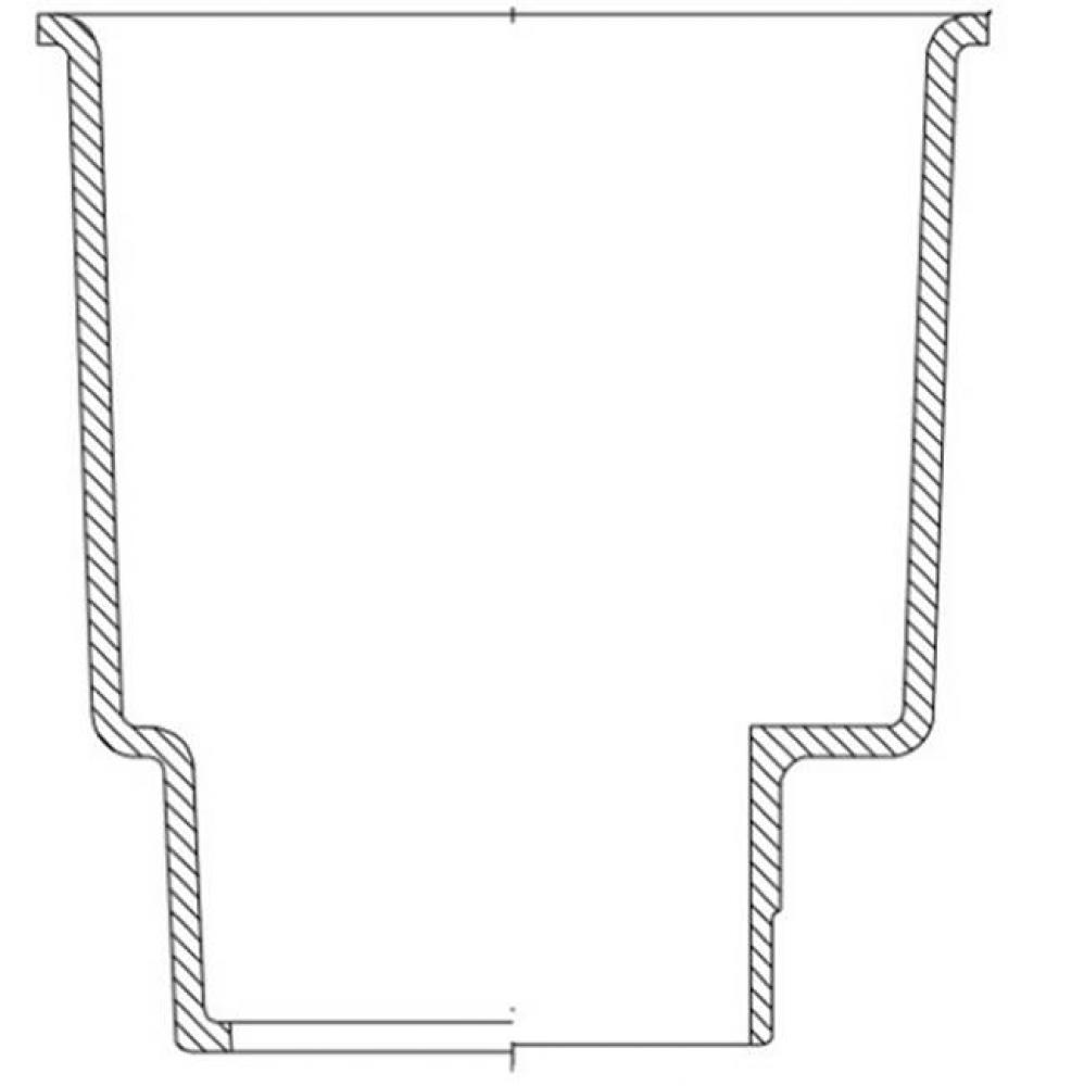 Z1910 8x8x6 Sump 3NL Floor Sink P.N. 567550381