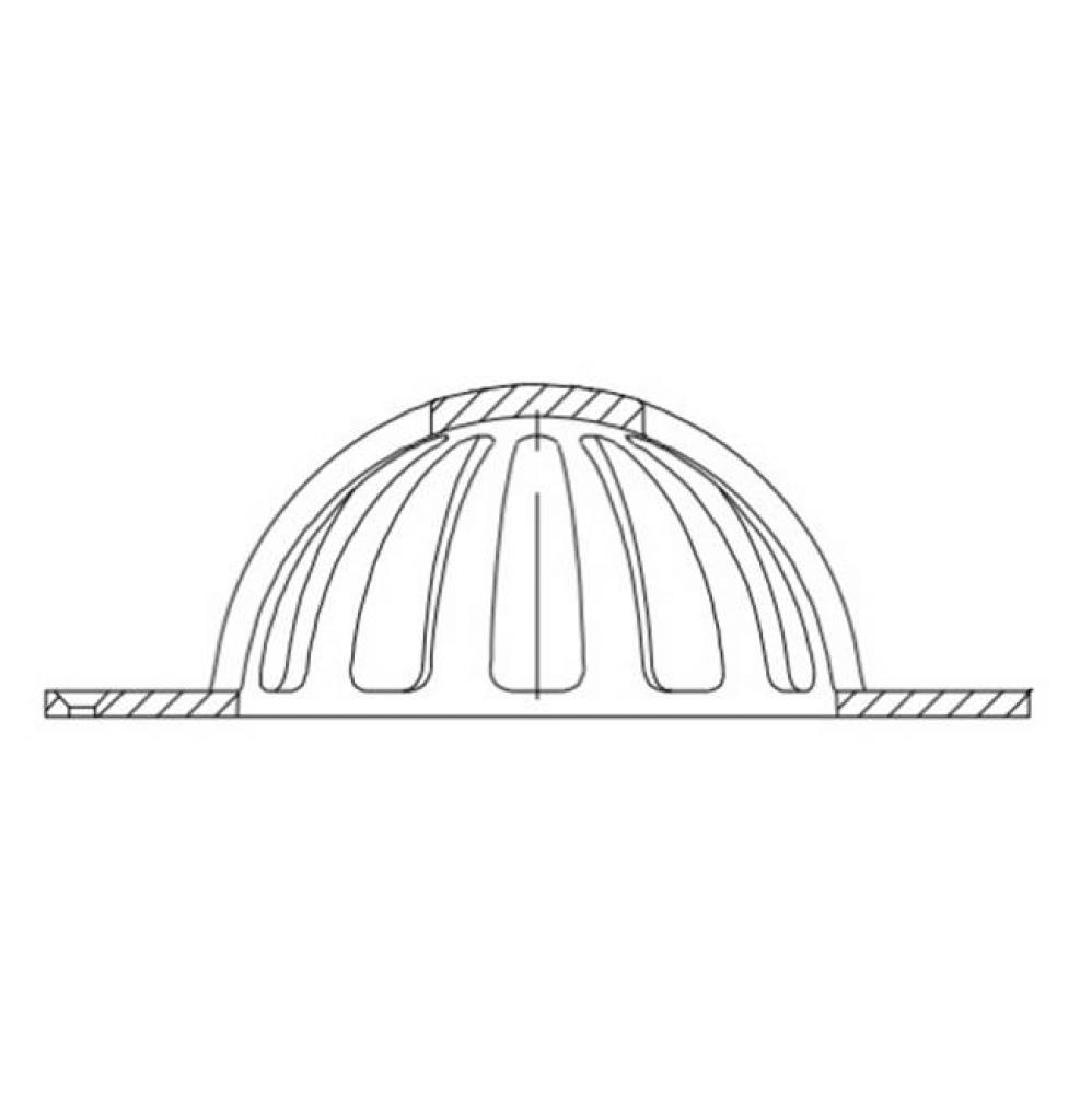 Z1910-33 ARE Alum Semi Dome P.N. 21095W029