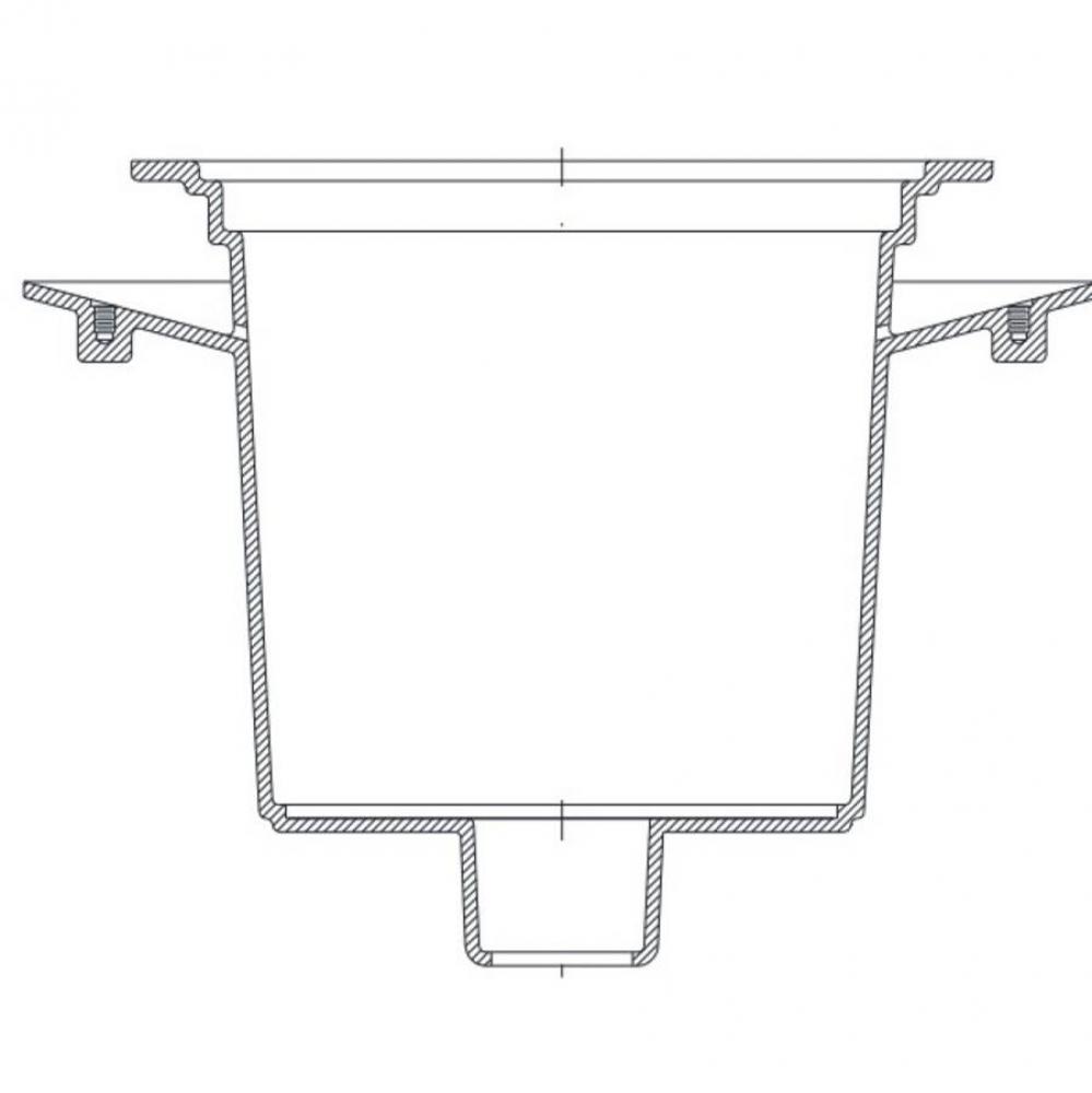 Z1926 16x16 12&apos;&apos;Deep 6IC Body W/Flange P.N. 561630111