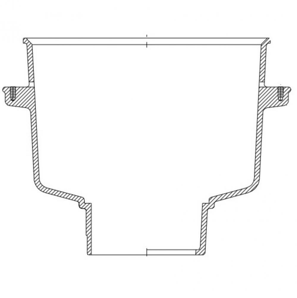 Z1940 12X6 8&apos;&apos; Deep 3IC Body w/Flange OS P.N. 531590021-USA