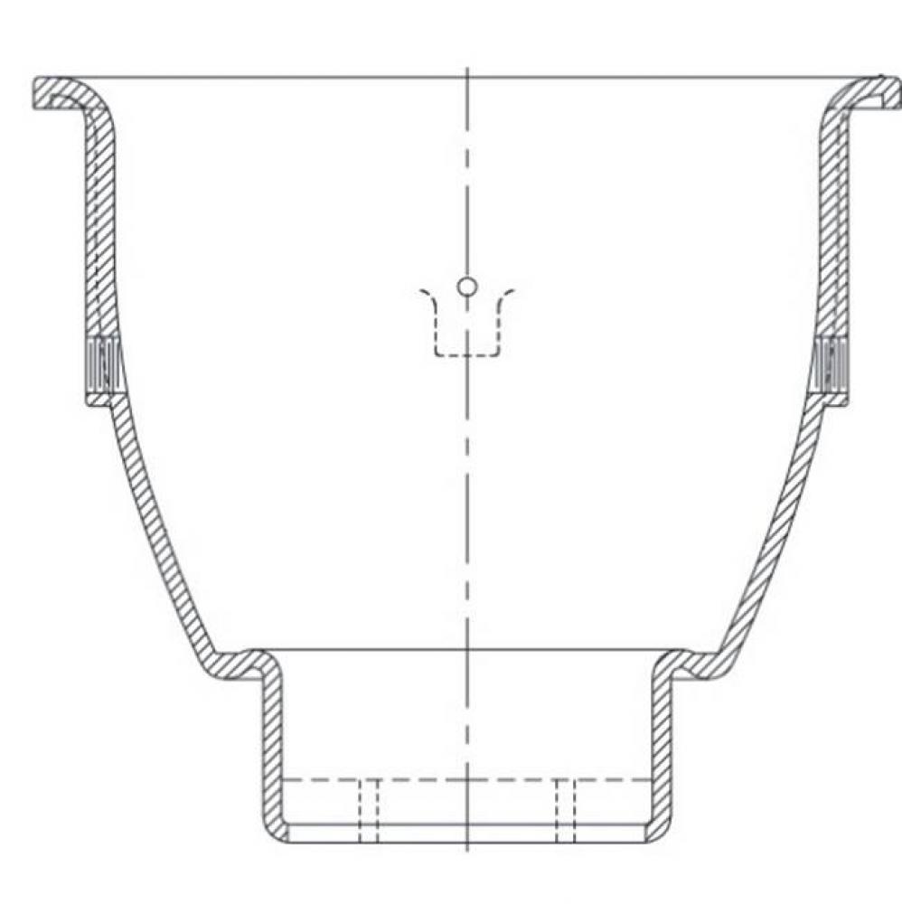 Z1950 12&apos;&apos; Dia x 8&apos;&apos; Deep 2NL Floor Sink P.N. 216030221