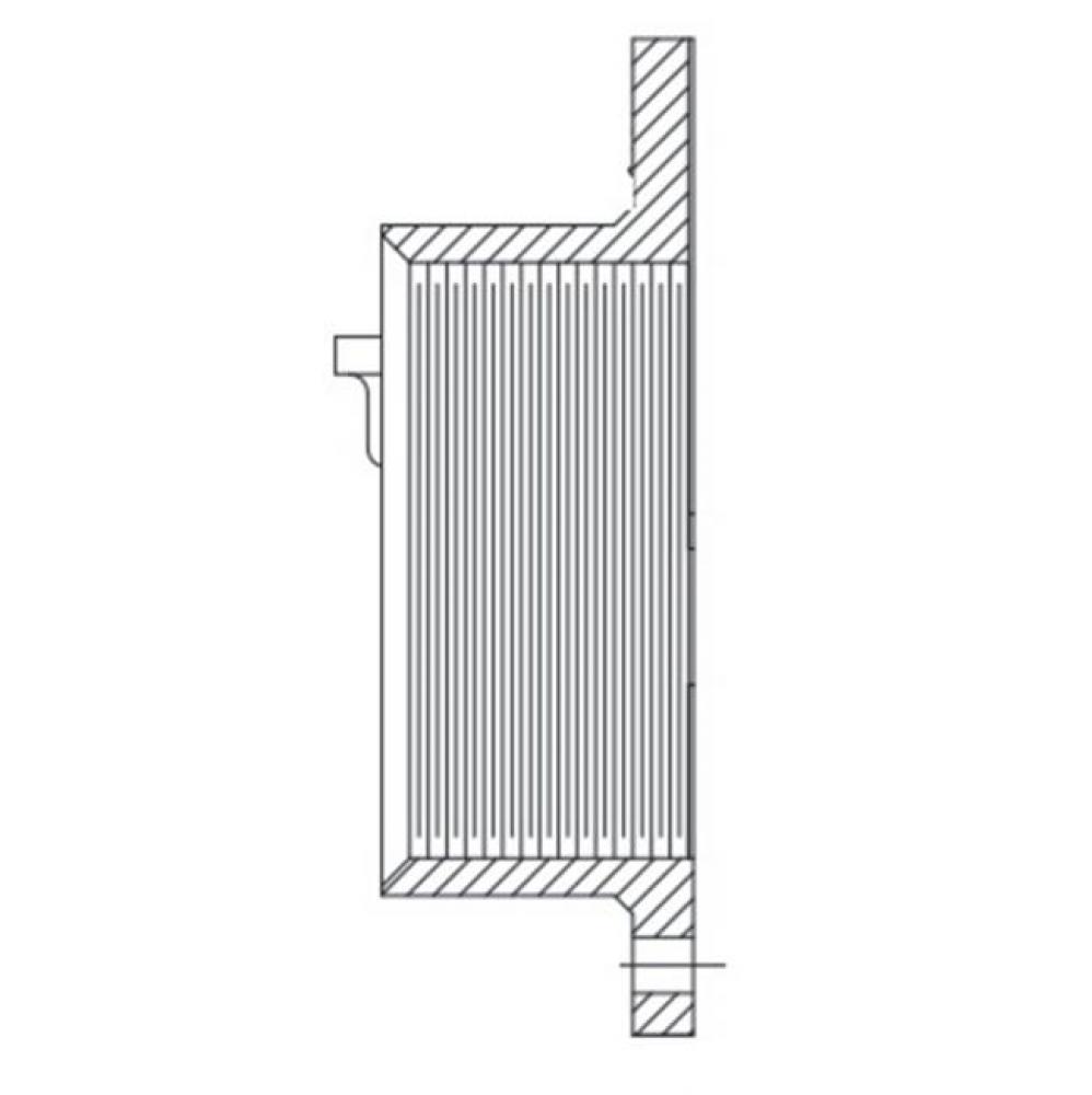 Z664-M 4&apos;&apos; Threaded End Plate MF: 511600041-USA