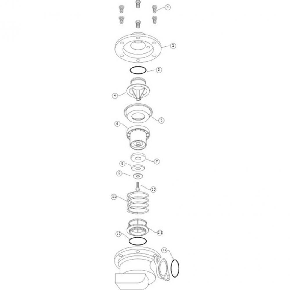 REPAIR KIT, 2-1/2&apos;&apos; - 6&apos;&apos; RELIEF VALVE, COMPLETE INTERNALS