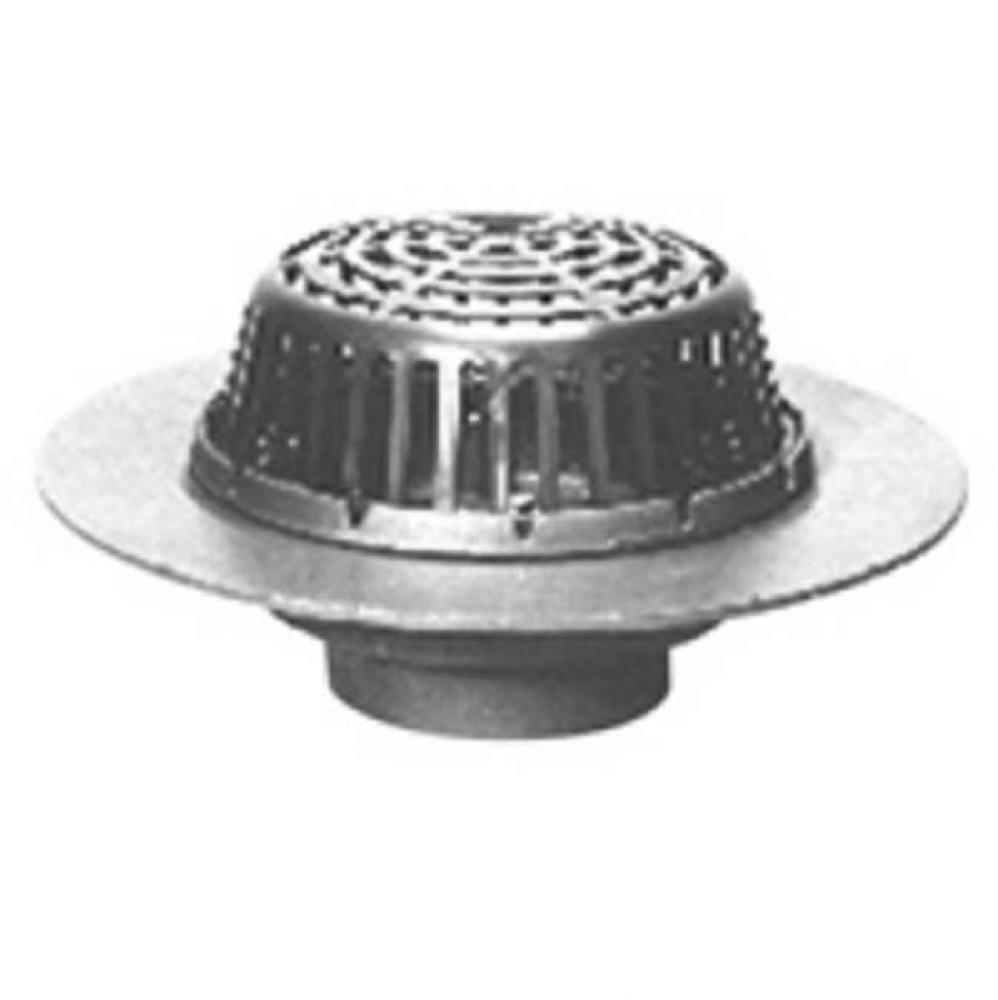 20&apos;&apos; Wide Deck Drain w/ Perforated Extension and Secondary Filter