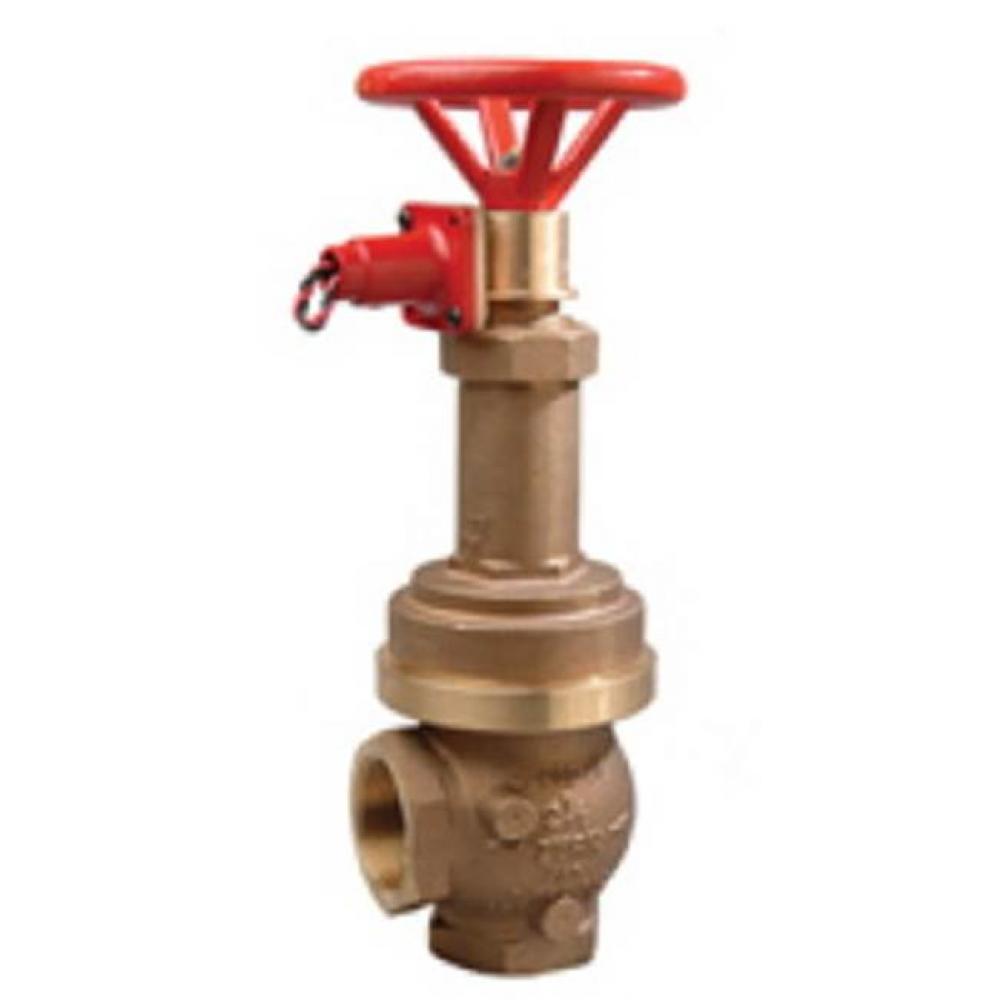 2 1/2&apos;&apos; Z3004 Sprinkler Floor Control Valve (Adjustable) Angle Body, Monitor Switch Adap