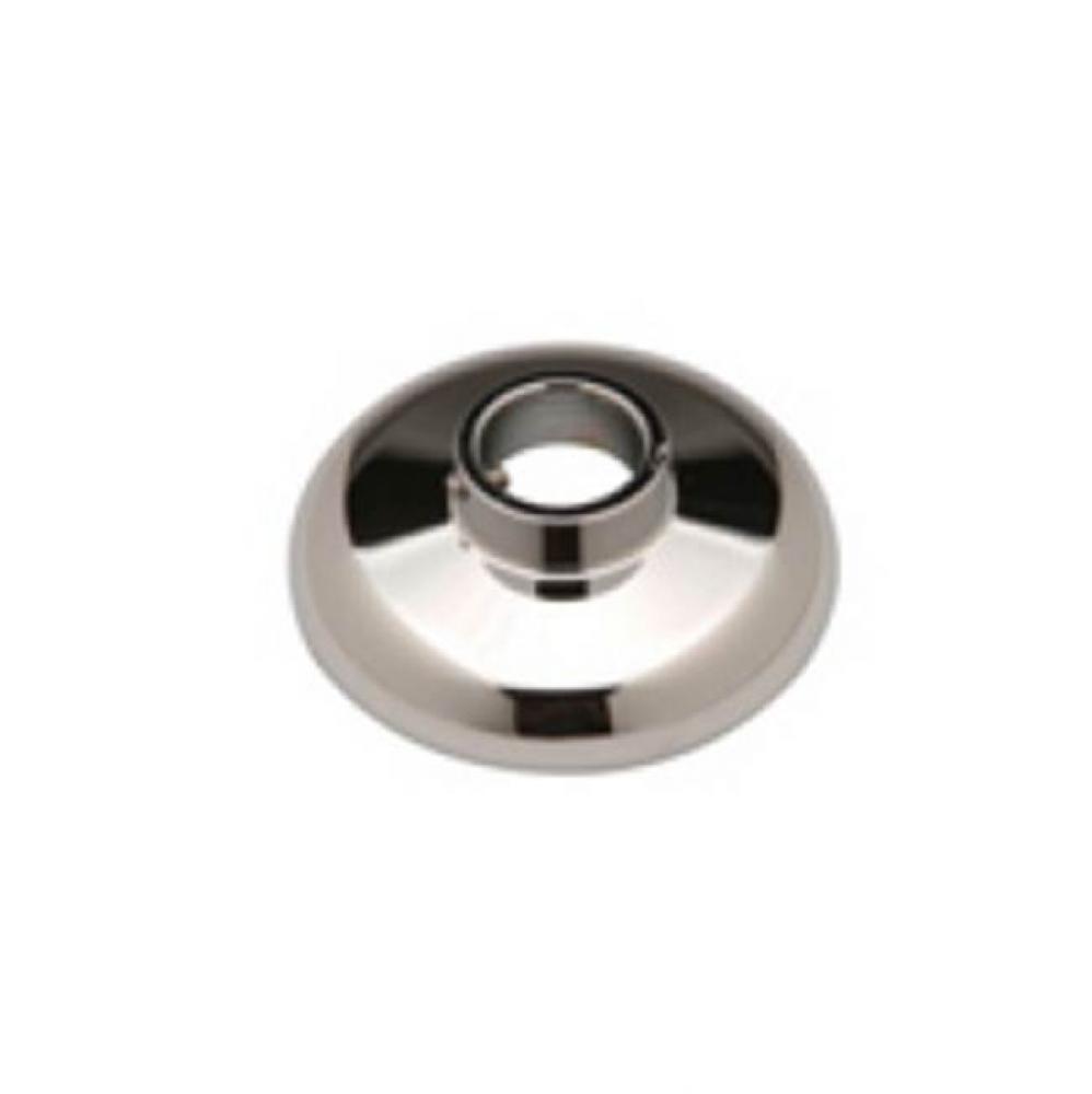 Flange with Set Screw, Chrome-Plated Cast Brass, 1/2&apos;&apos; IPS