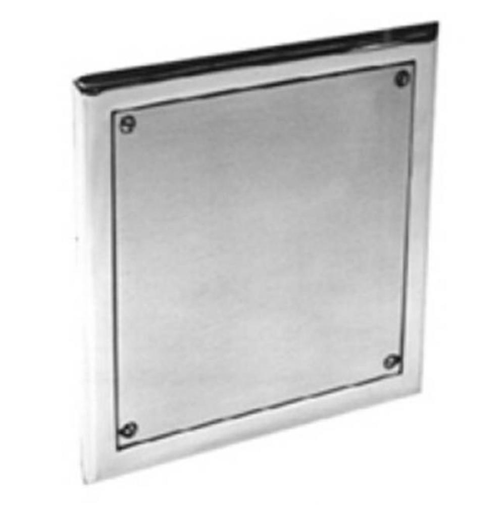 Nickel Bronze Sq Secured Wall Access Panel w/ Polished Cover-VP