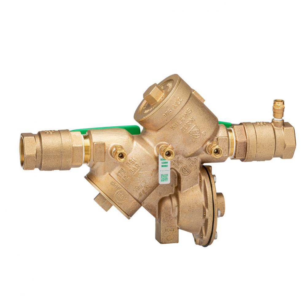 1-1/2&apos;&apos; 975XL2 Reduced Pressure Principle Backflow Preventer