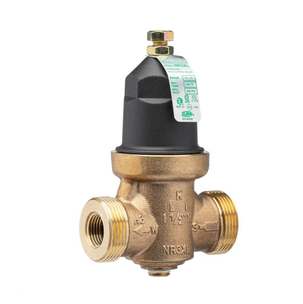 1/2&apos;&apos; NR3XL Pressure Reducing Valve with 2 integral FNPT connection (no union), tapped a