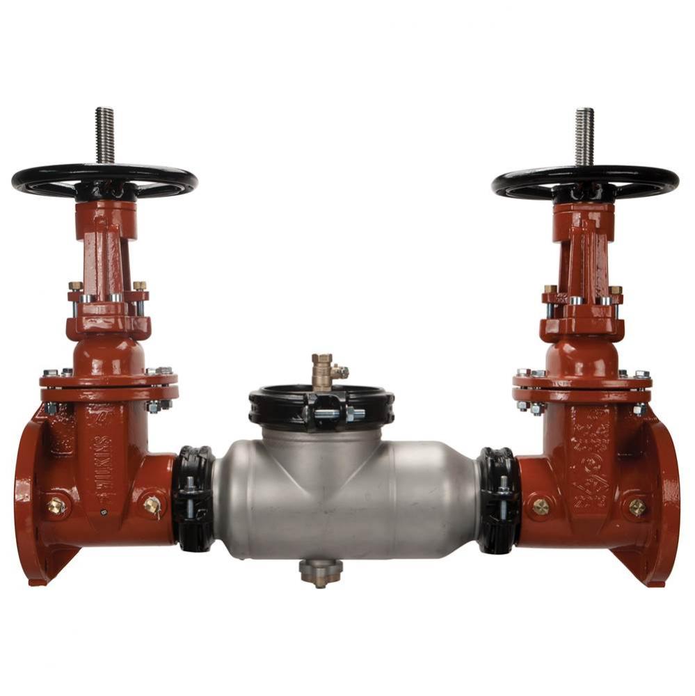 2-1/2&apos;&apos; 350Ast Double Check Backflow Preventer With Grooved End Butterfly Gate Valves