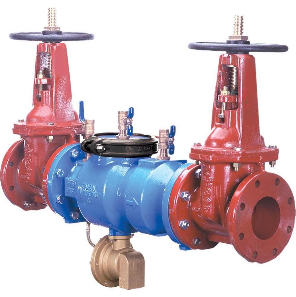 4&apos;&apos; 375 Reduced Pressure Principle Backflow Preventer With OsAndY Gate Valves