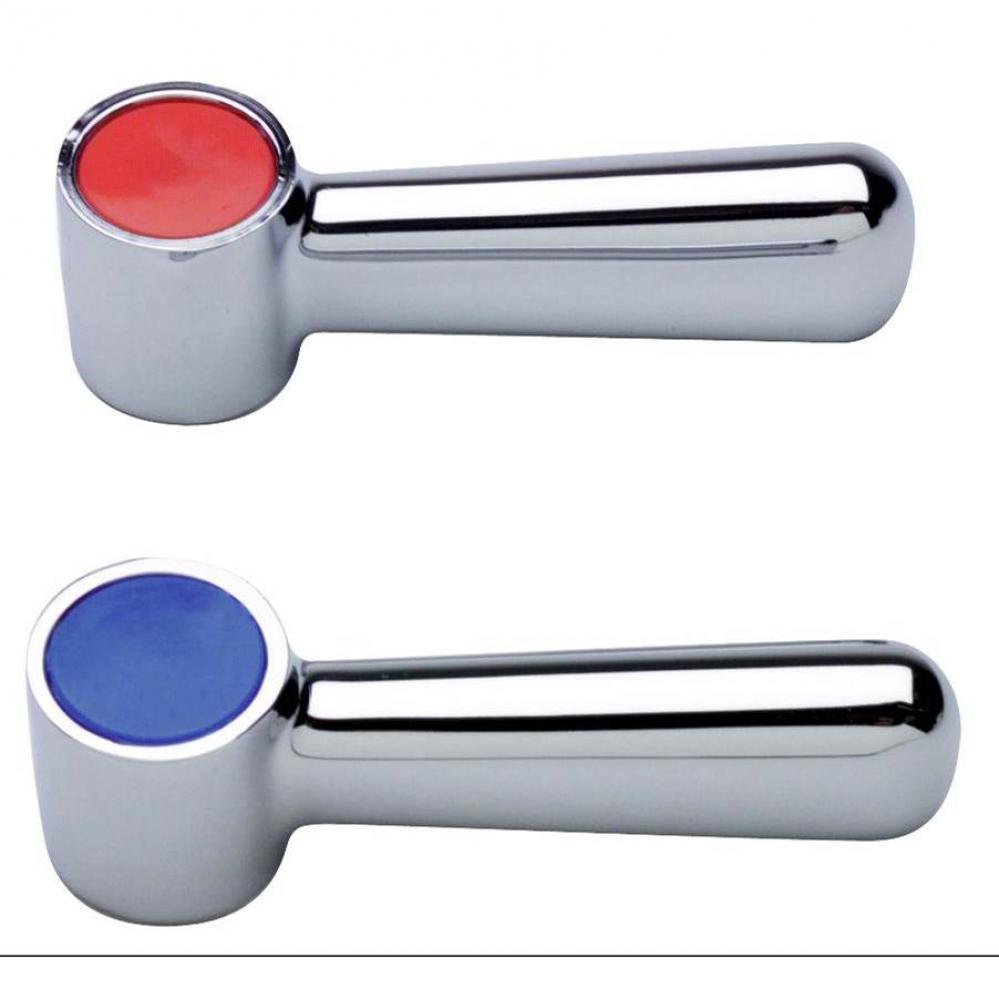 AquaSpec&#xae; Two Lever Handles for Hot (Red) and Cold (Blue) - 2 1/2&apos;&apos;