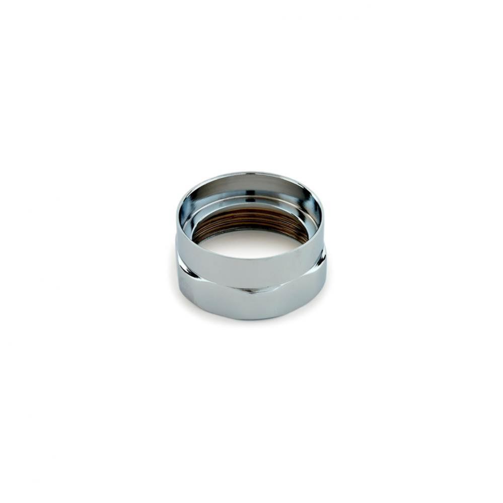 &#xbe;&apos;&apos; Vacuum Breaker Nut for Use with ZTR Series Flush Valves, Chrome-Plated Cast Bra