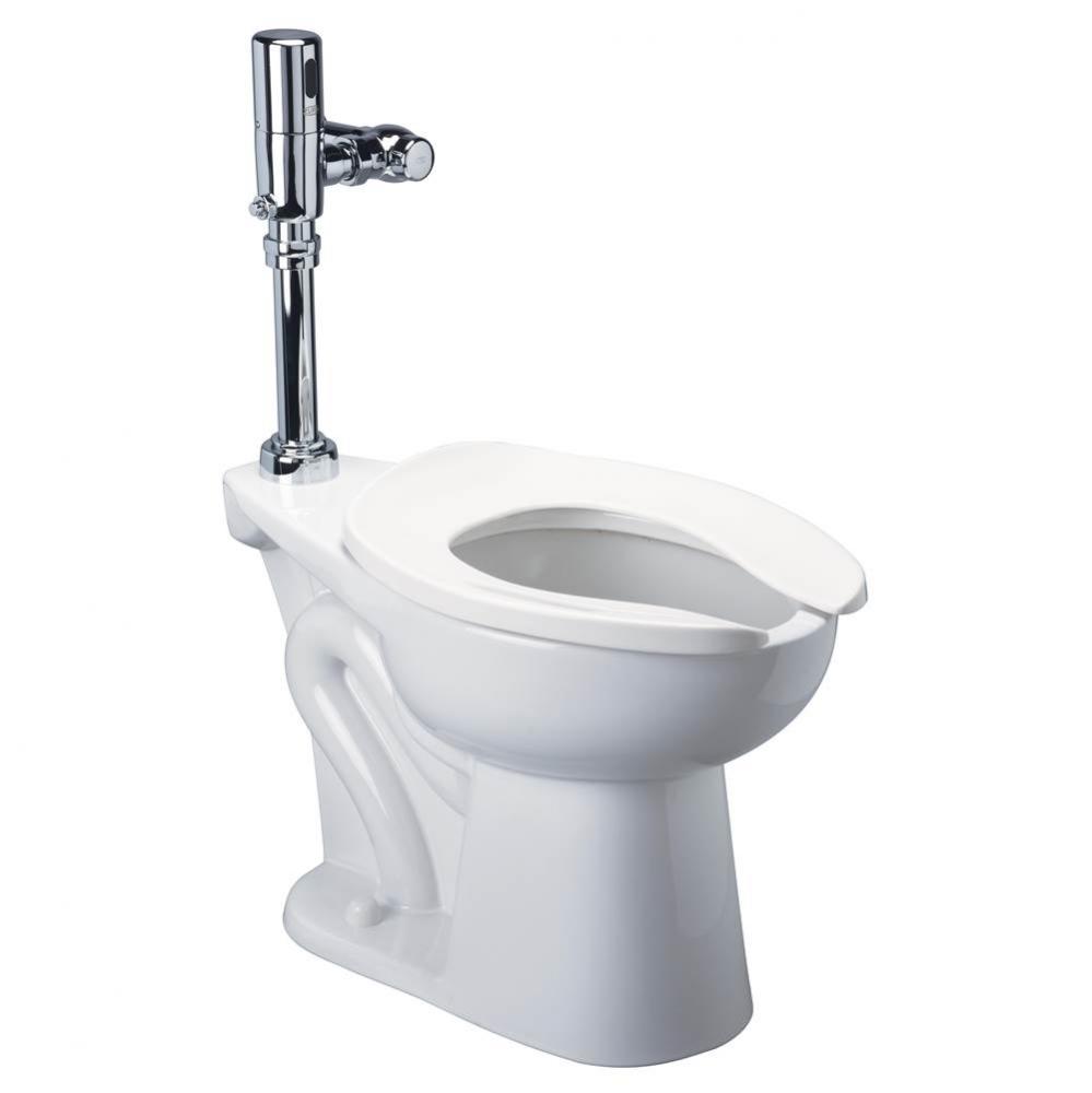 Floor-Mount Toilet Bowl, Top Spud, Back Outlet, Elongated, ADA Height, Bedpan Lugs, ZurnSHIELD™,