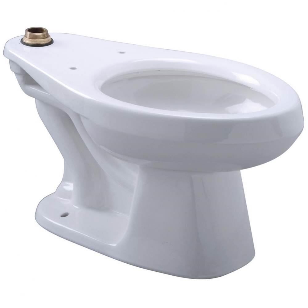 Floor-Mount Siphon-Jet Toilet Bowl, Top Spud, Bottom Outlet, Elongated, ZurnSHIELD™, Std Height,