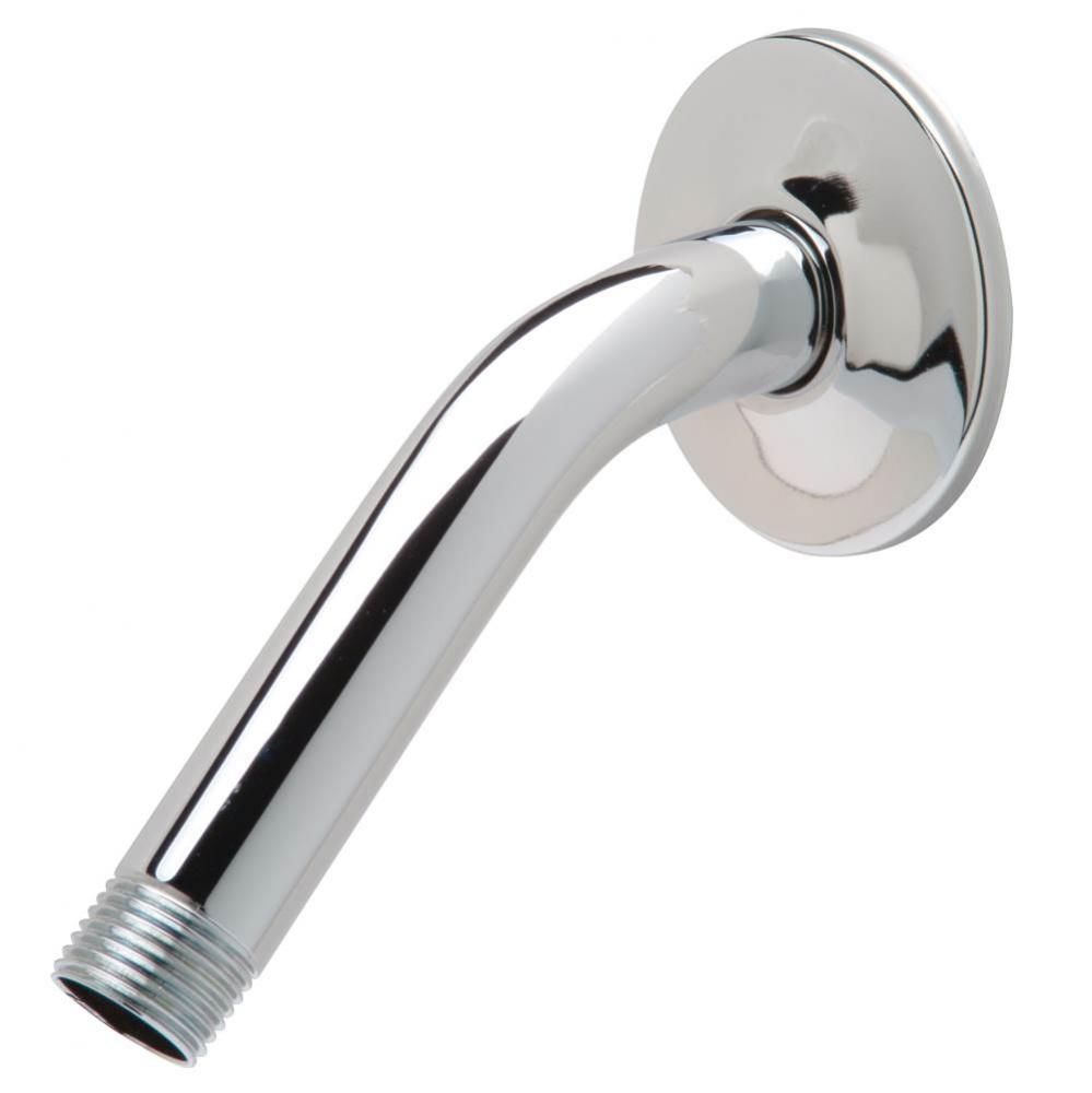 Temp-Gard&#xae; 6 in. Shower Arm and Stamped Escutcheon in Polished Chrome